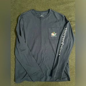 Boys size large Vineyard Vines Merry Christmas long sleeve shirt